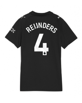 Manchester City Tijjani Reijnders #4 Maglia Gara Trasferta Repliche 2025-26 Donna Maniche Corte